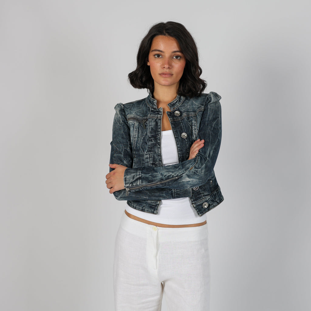Blue Y2K Miss Sixty Denim Jacket (XS)