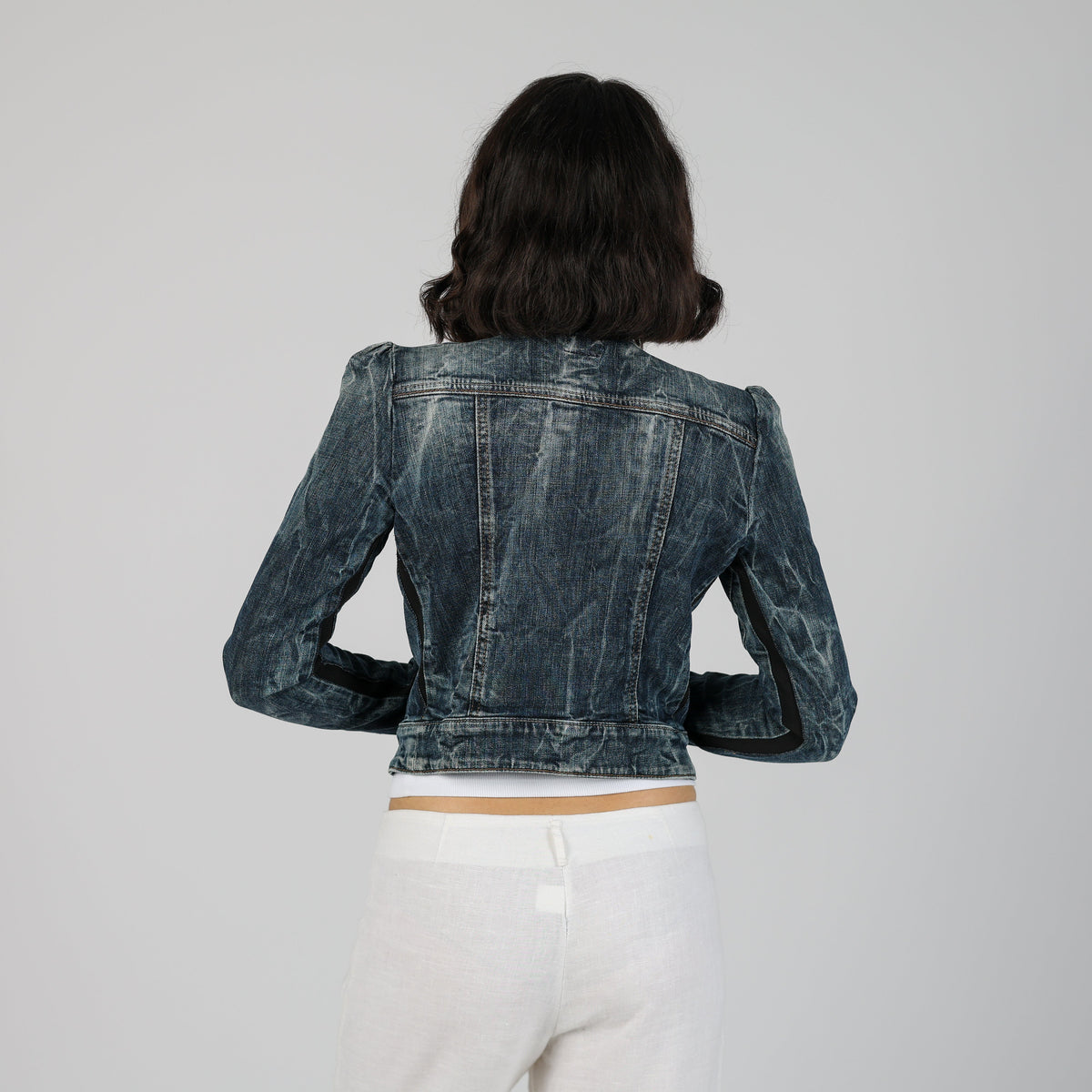 Blue Y2K Miss Sixty Denim Jacket (XS)