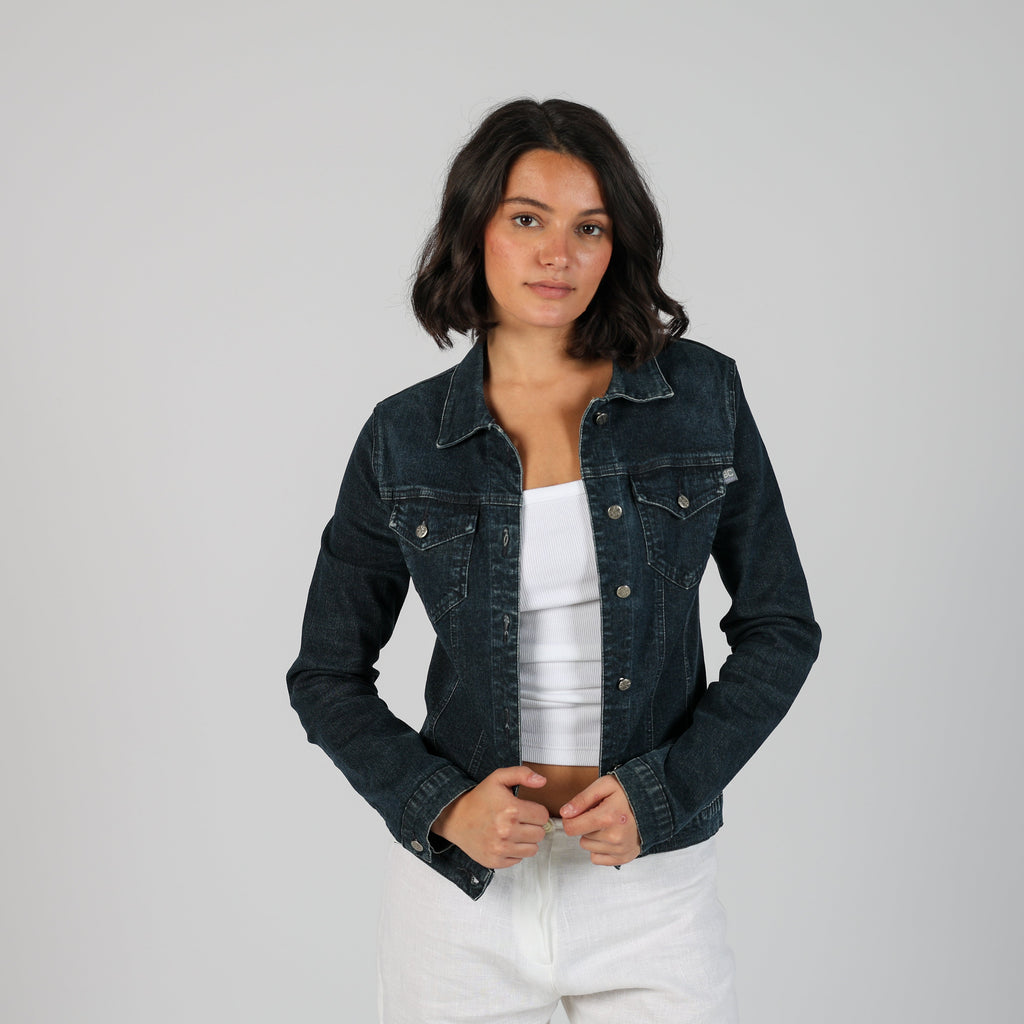 Blue Y2K Birgini Company Denim Jacket (S)