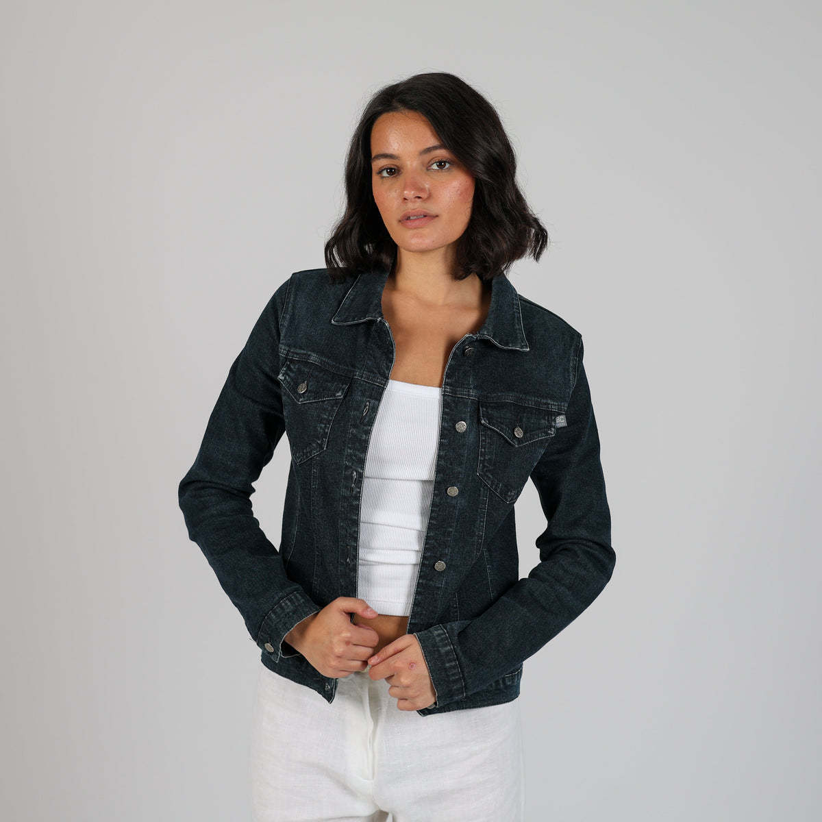 Blue Y2K Birgini Company Denim Jacket (S)