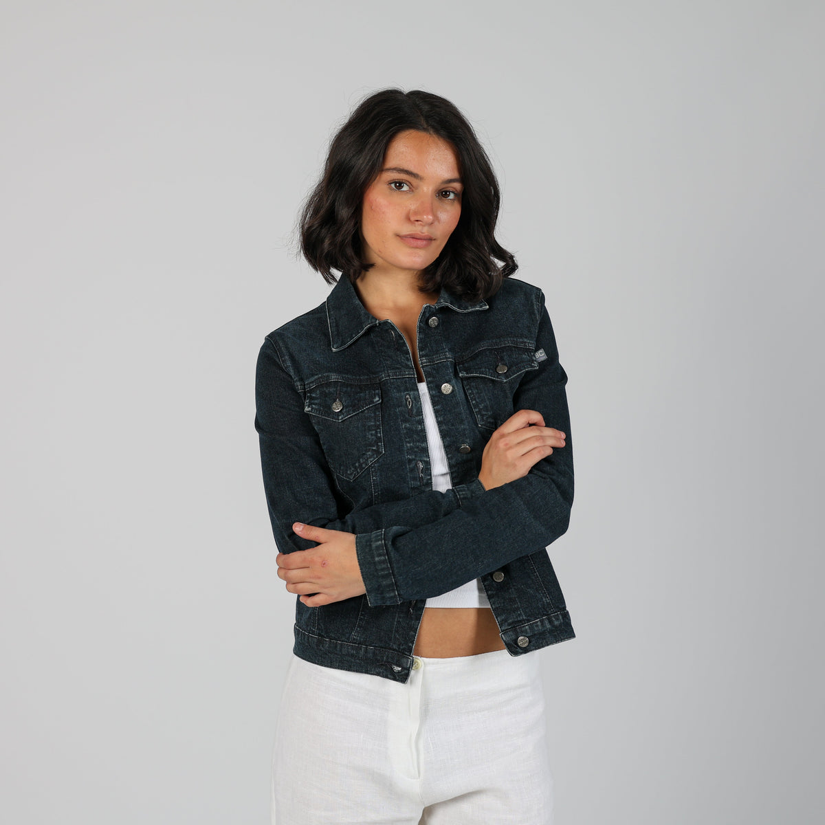 Blue Y2K Birgini Company Denim Jacket (S)