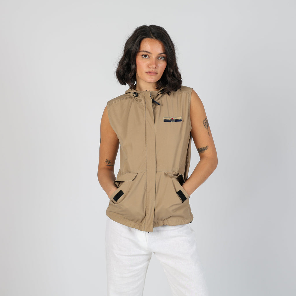 Brown Y2K Bailo Gilet (S)