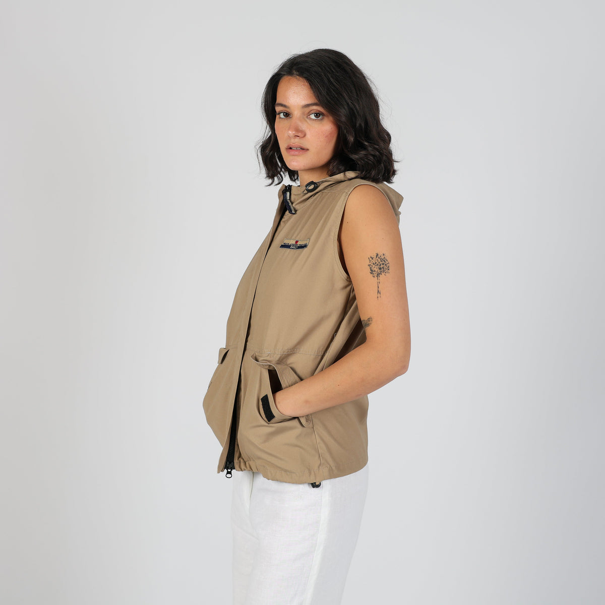 Brown Y2K Bailo Gilet (S)