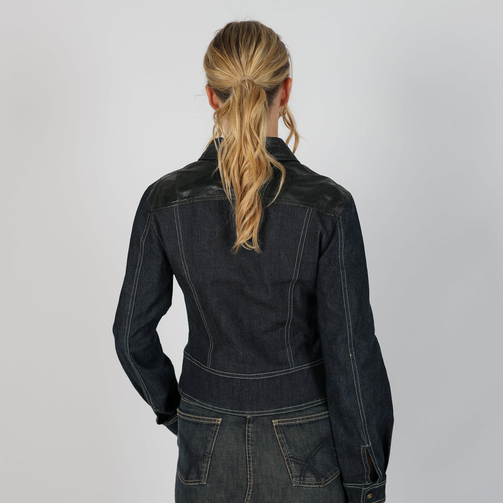 Blue 90s Denim Jacket (S)