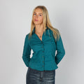 Turquoise 90s Camaieu Shirt (S)