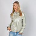 Silver Y2K Made in Italy Light jacket (S)