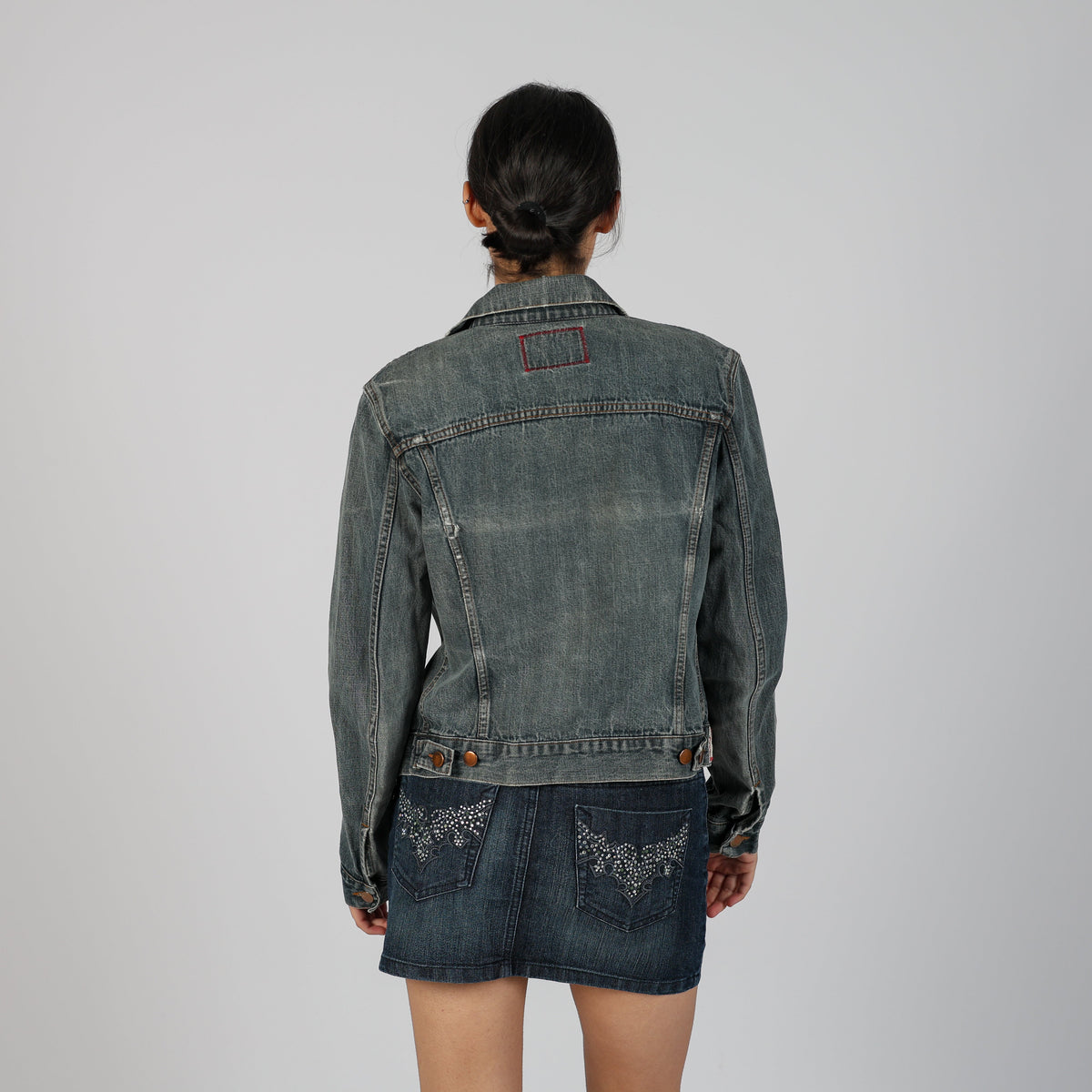 Blue Y2K Denim Jacket (S)