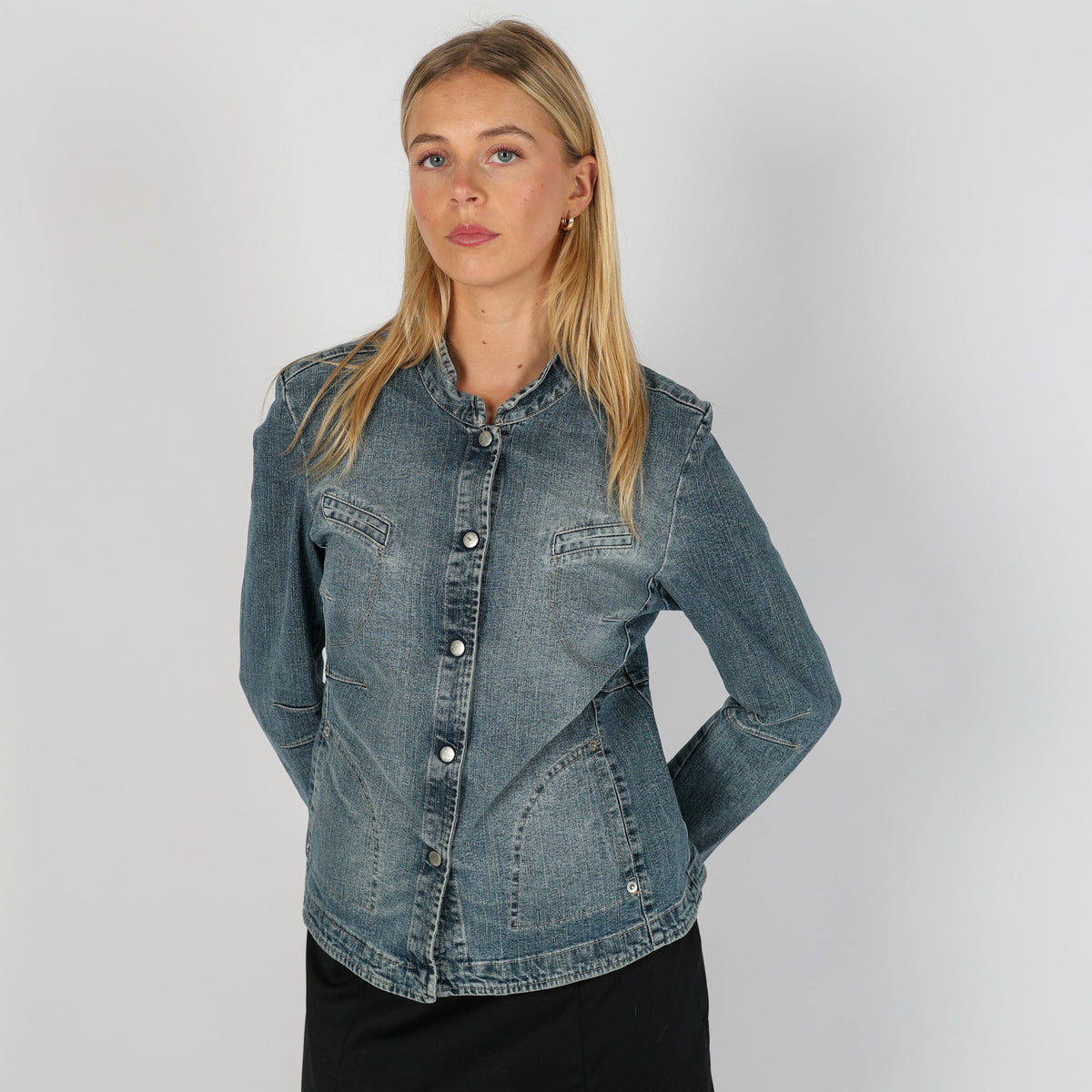 Blue Y2K Daniel & Mayer Denim Jacket (M)