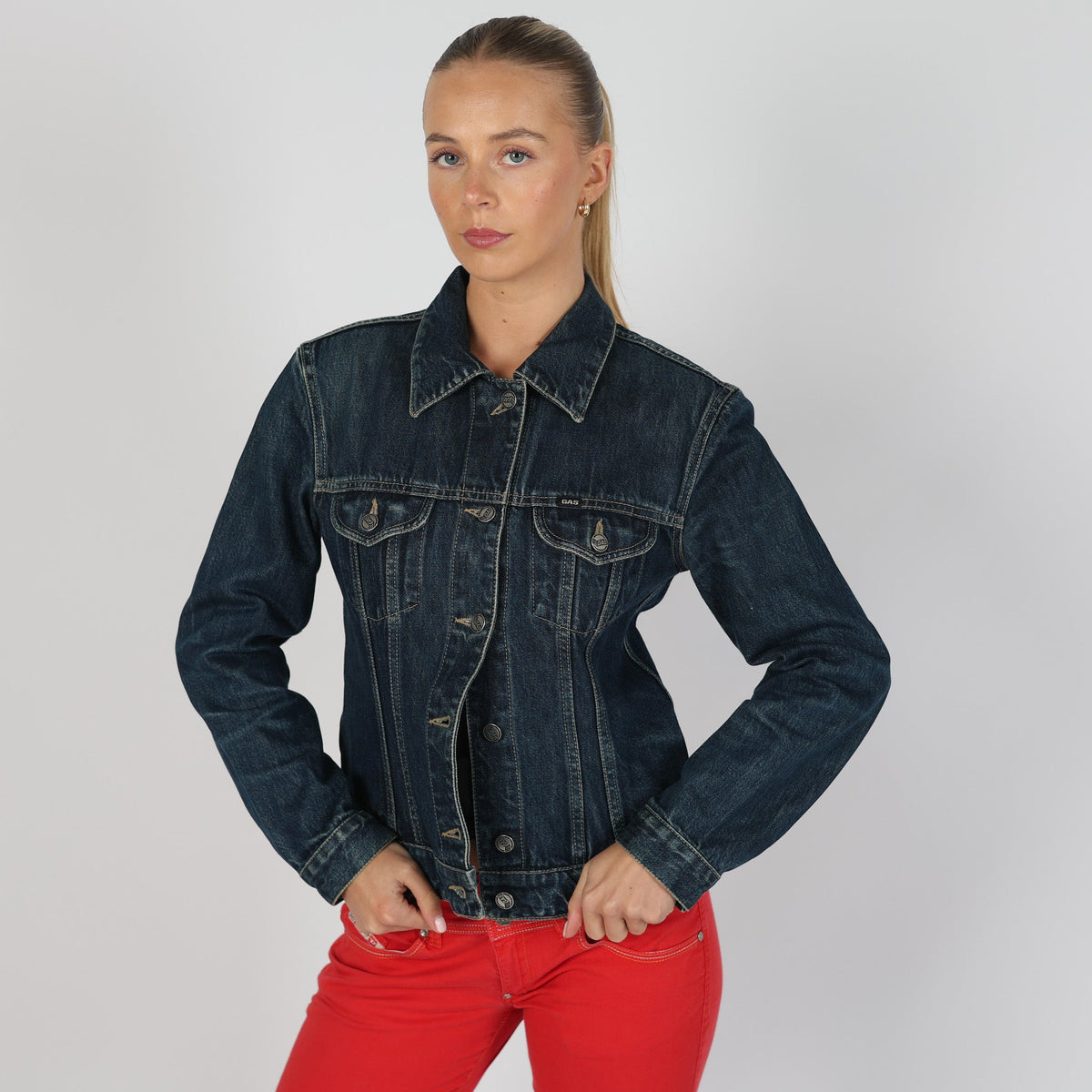 Blue Y2K GAS Denim Jacket (S)