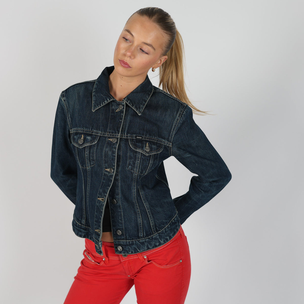 Blue Y2K GAS Denim Jacket (S)