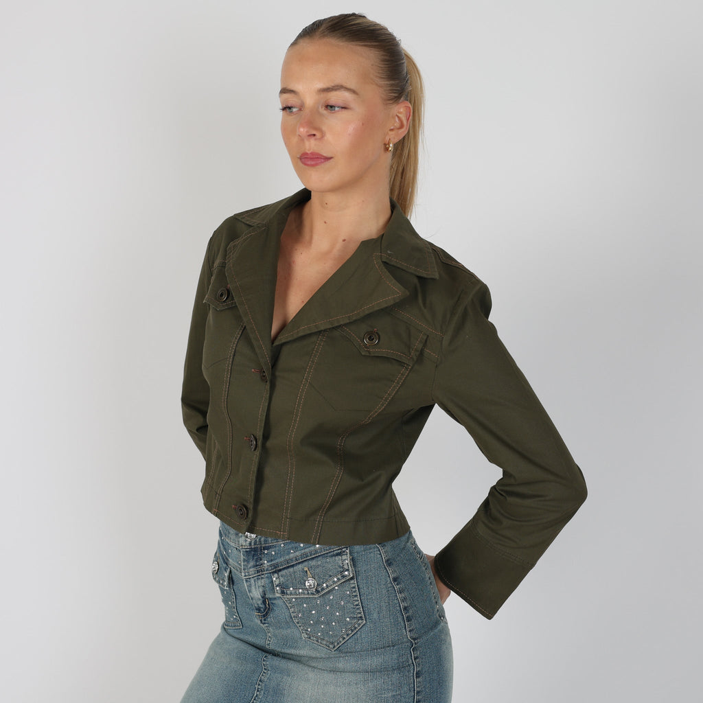 Dark Green Y2K Eleonora Amadei Light jacket (S)