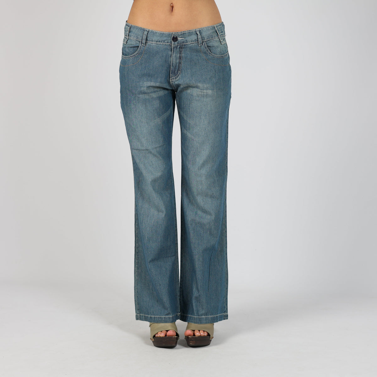 Blue 90s Semaford Woven Trousers (S)