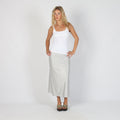 Silver 90s le midi Woven Maxi Skirt (XS)