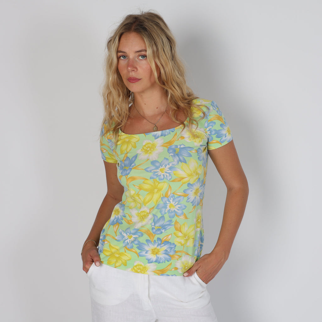 Yellow 90s Sisley T-shirt (S)