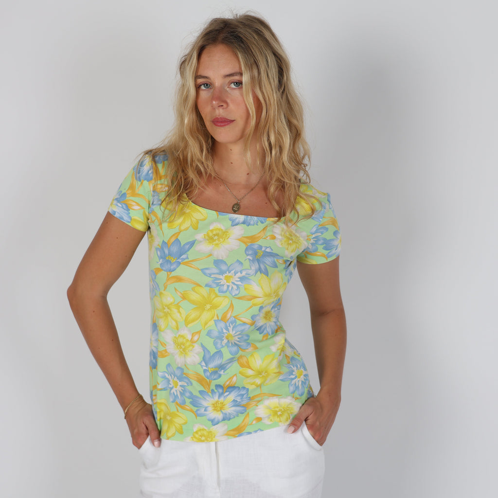 Yellow 90s Sisley T-shirt (S)