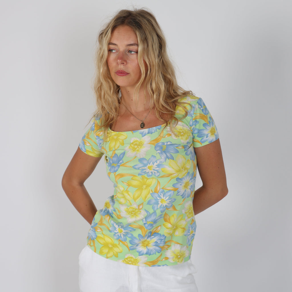 Yellow 90s Sisley T-shirt (S)