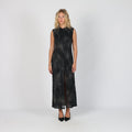 Black 90s Ferretti Formal Dress (M)