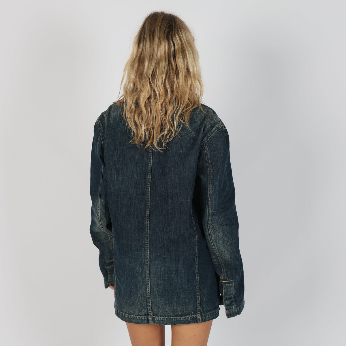 Blue Y2K GAS Denim Jacket (L)