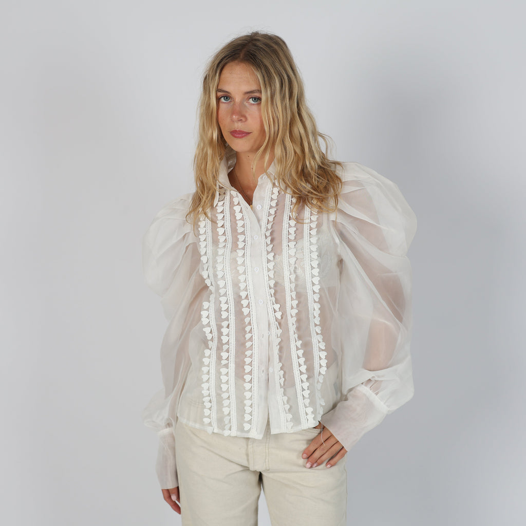 White 90s New Collection Blouse (M)