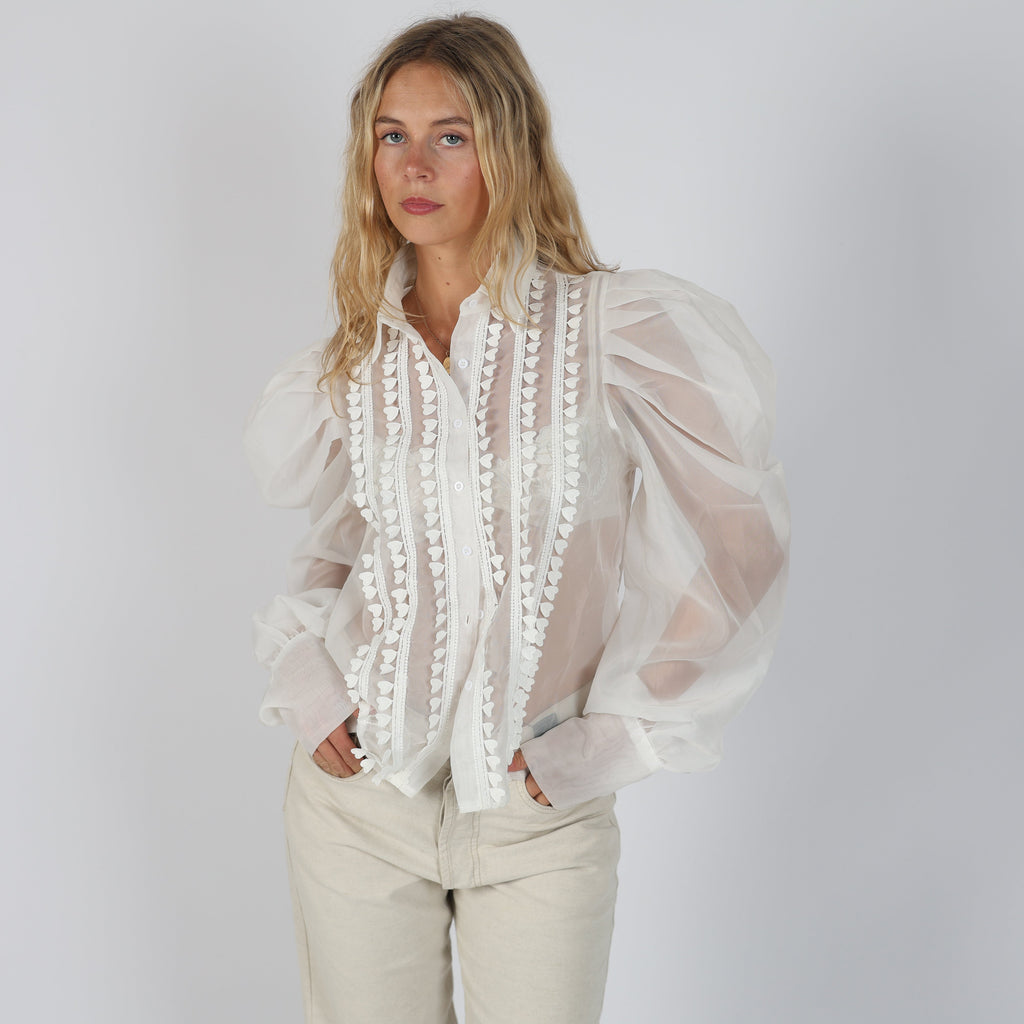 White 90s New Collection Blouse (M)