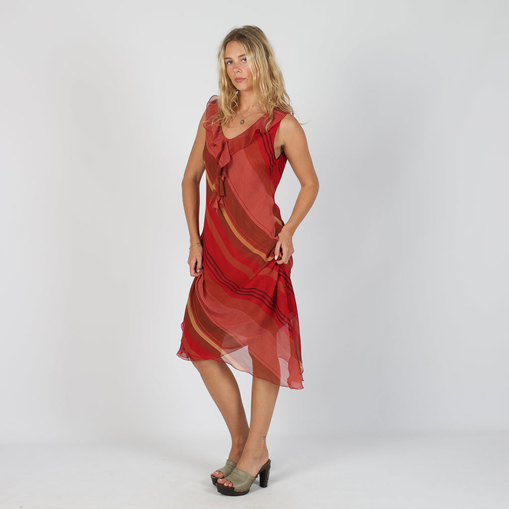 Red 90s Xia Gu Formal Dress (M)