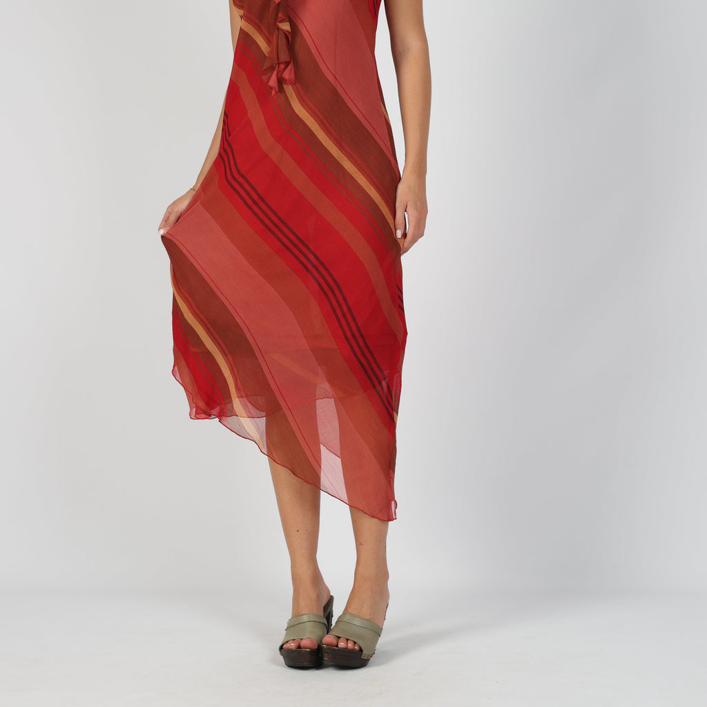 Red 90s Xia Gu Formal Dress (M)