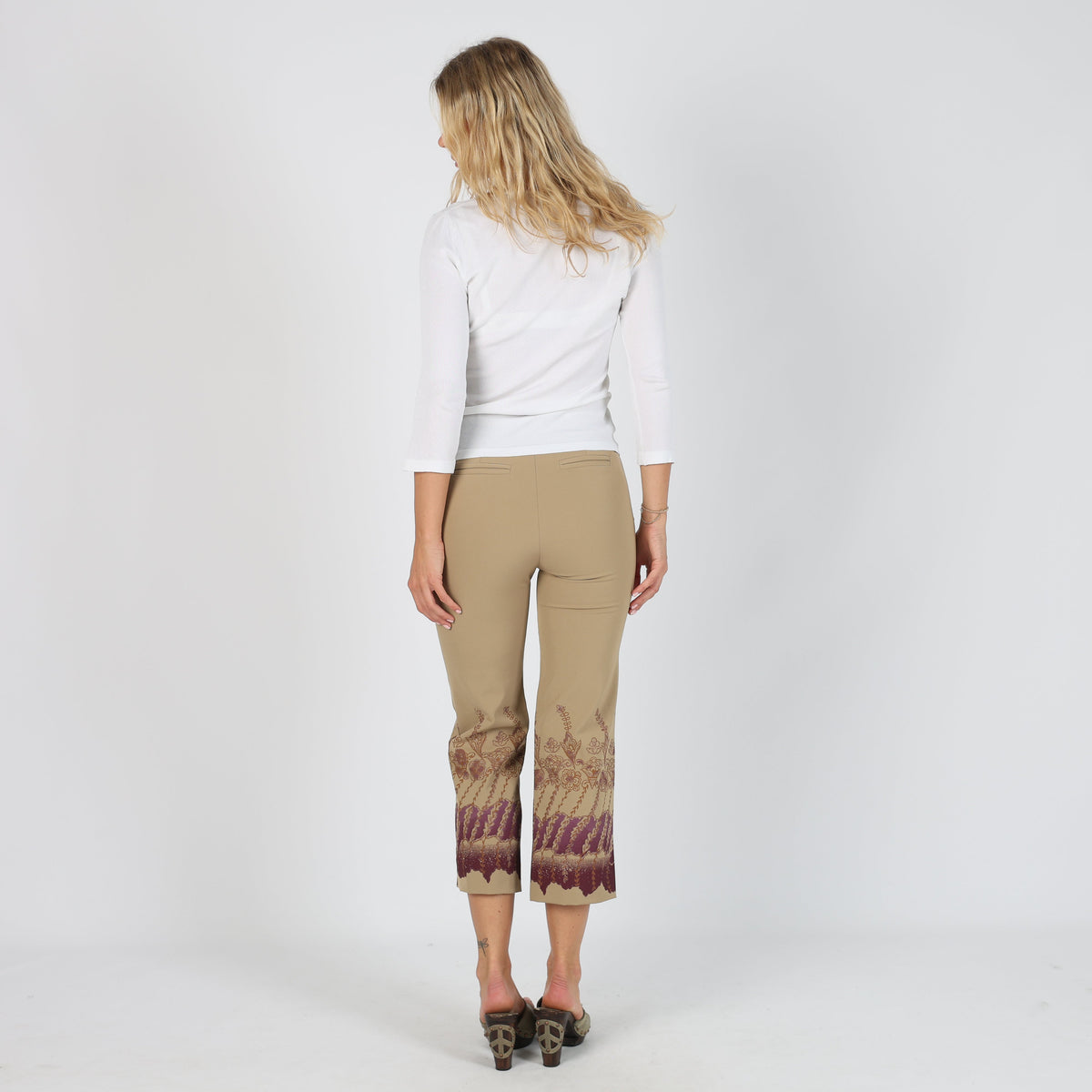 Tan Y2K Zoe Woven Trousers (XS)