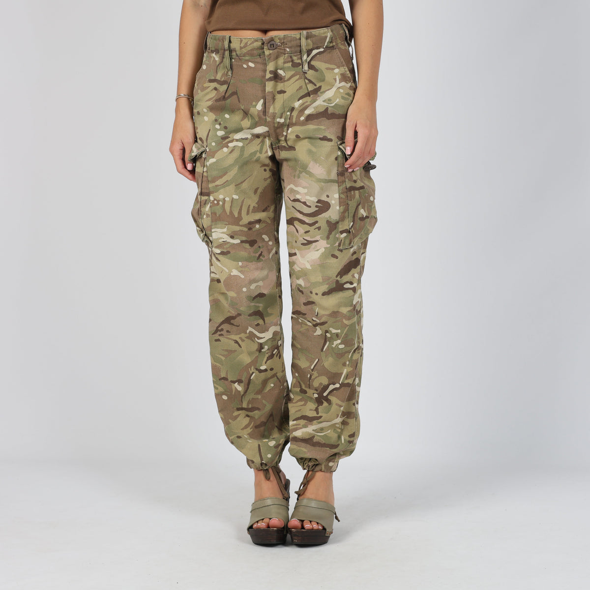 Light Green Y2K Cargo Pants (S)