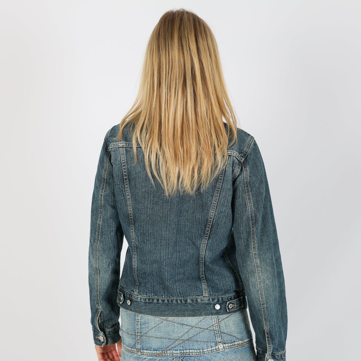Blue Y2K United Colors of Benetton Denim Jacket (S)
