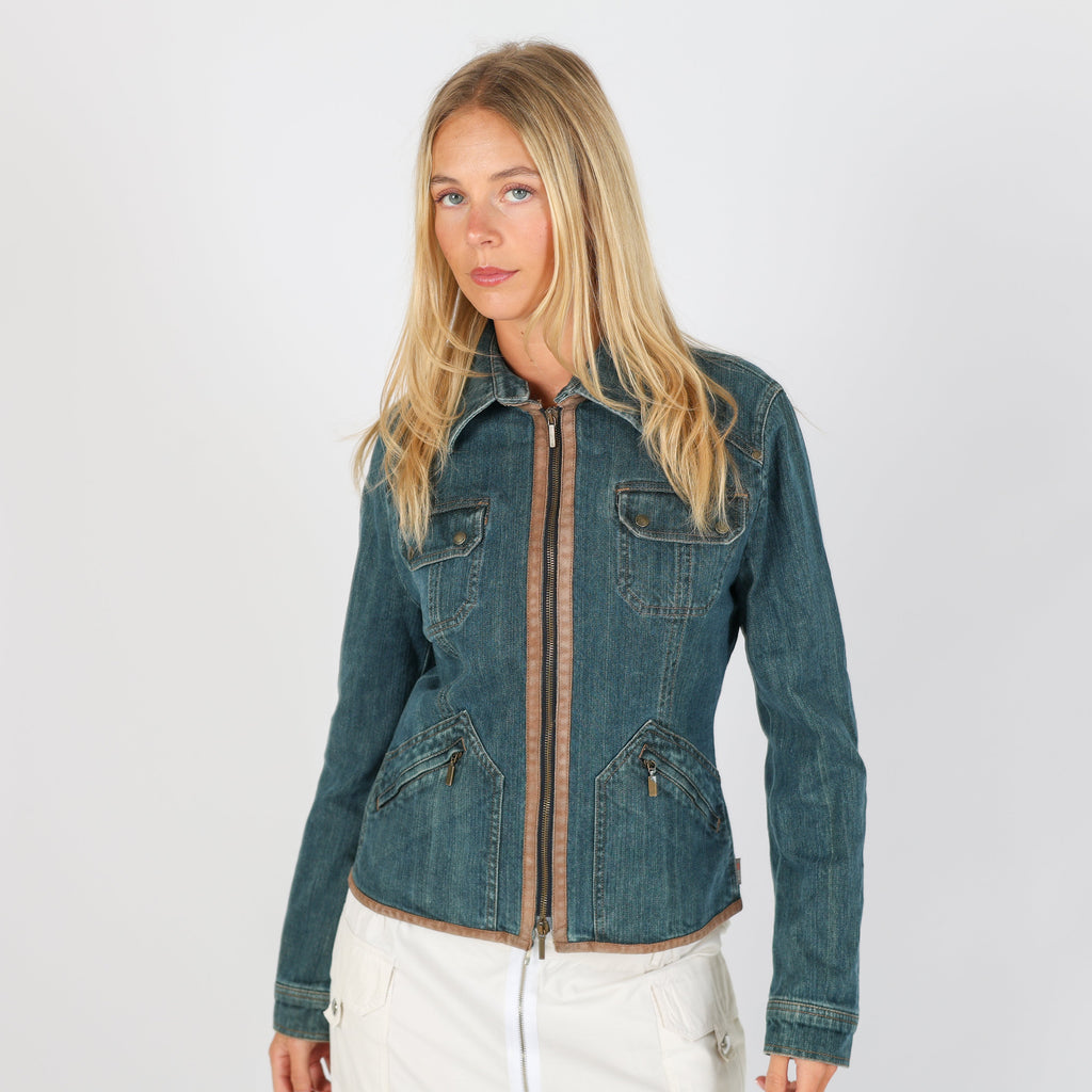 Blue Y2K Gui&Co Denim Jacket (S)