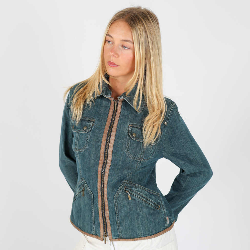 Blue Y2K Gui&Co Denim Jacket (S)
