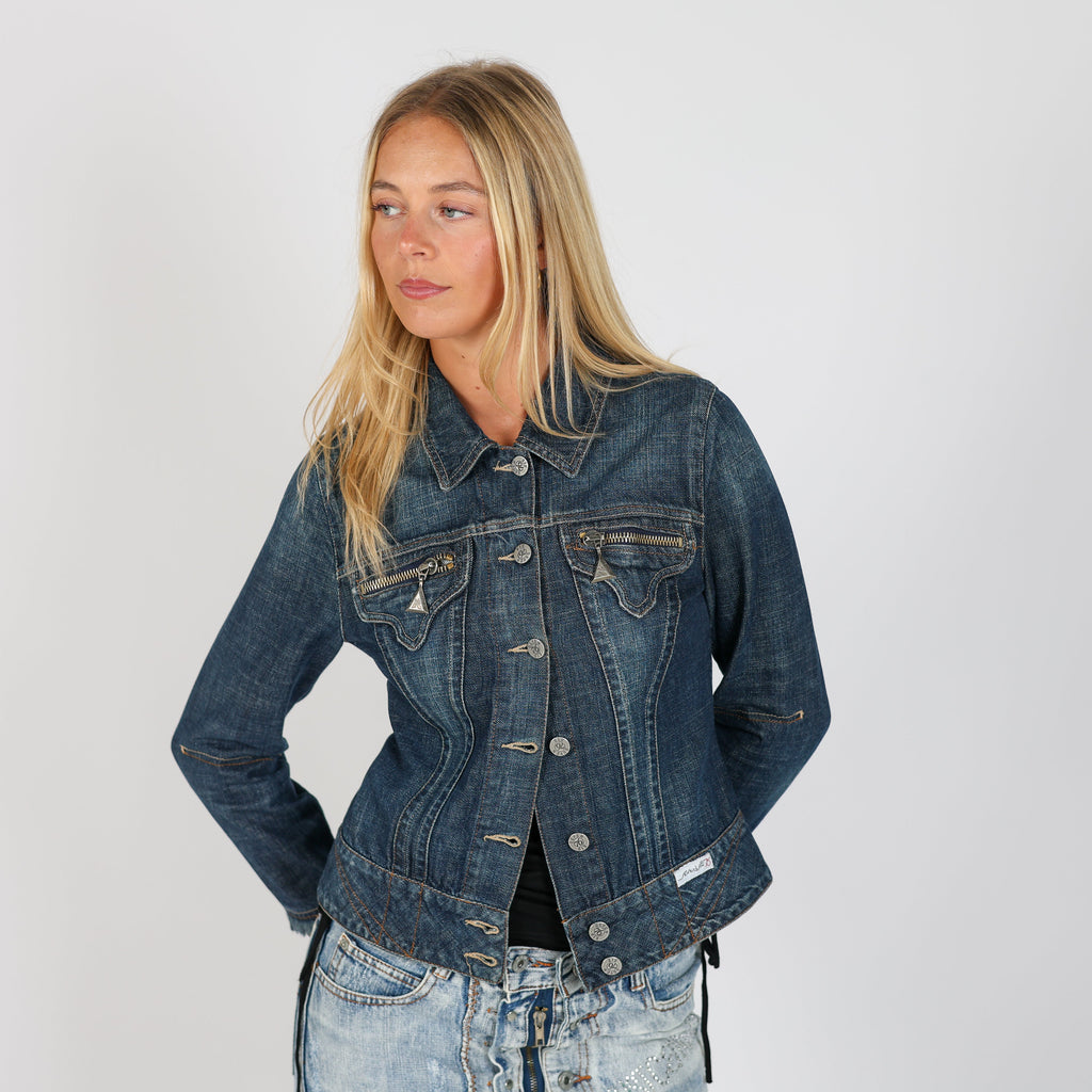 Blue Y2K sevensix Denim Jacket (S)