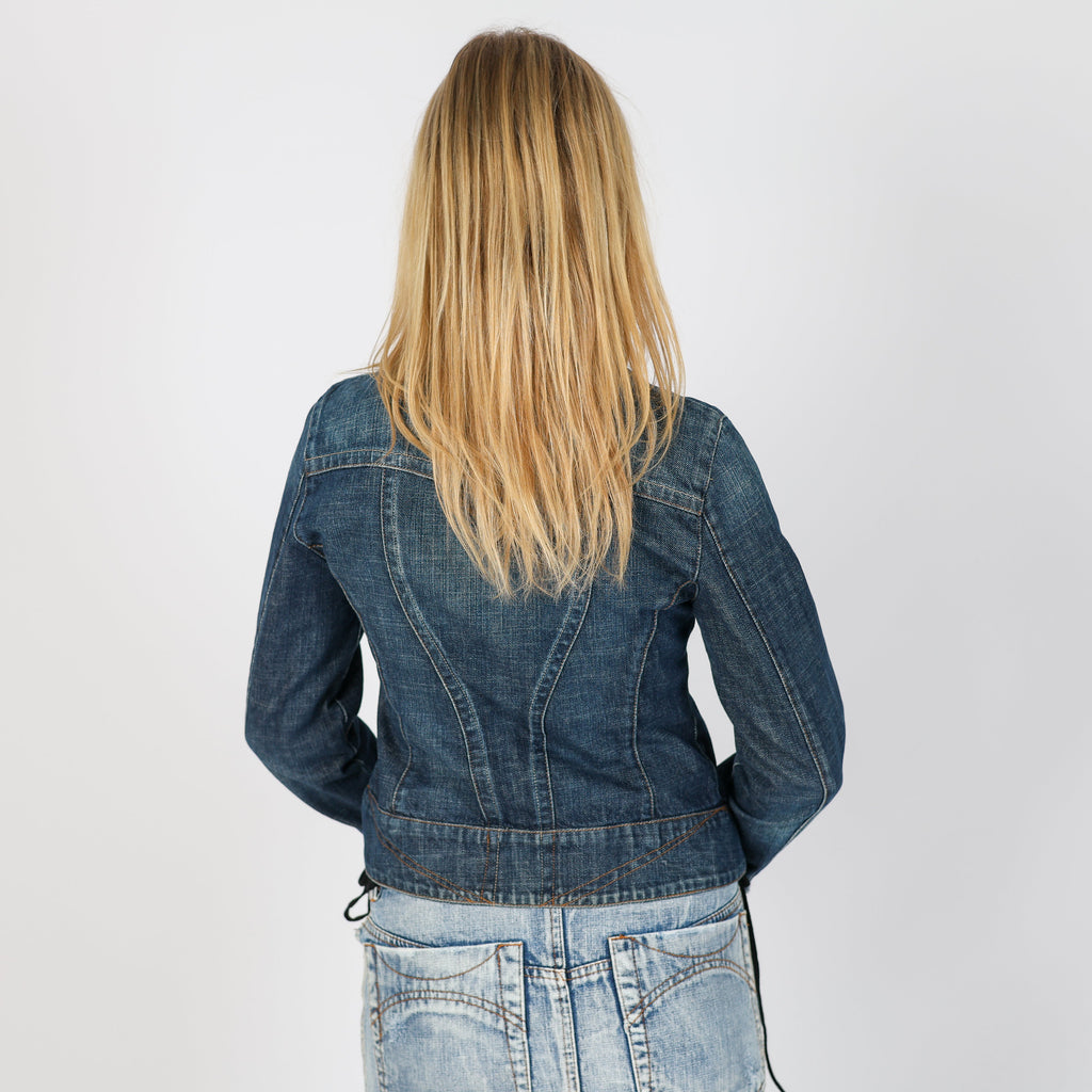 Blue Y2K sevensix Denim Jacket (S)