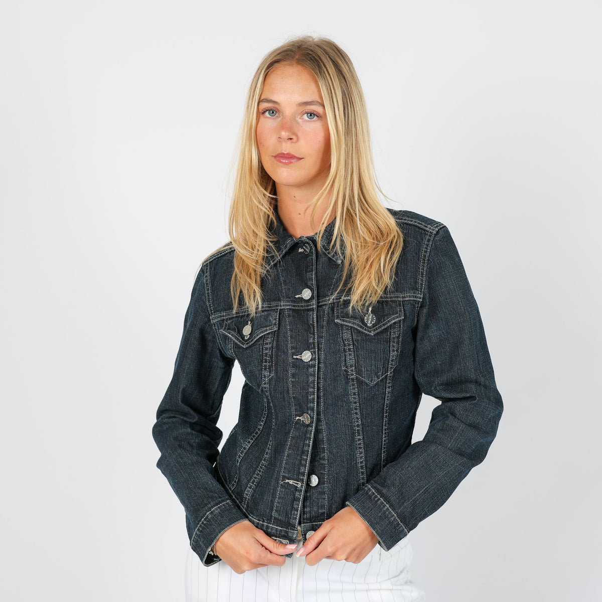 Blue Y2K Take.Two Denim Jacket (S)