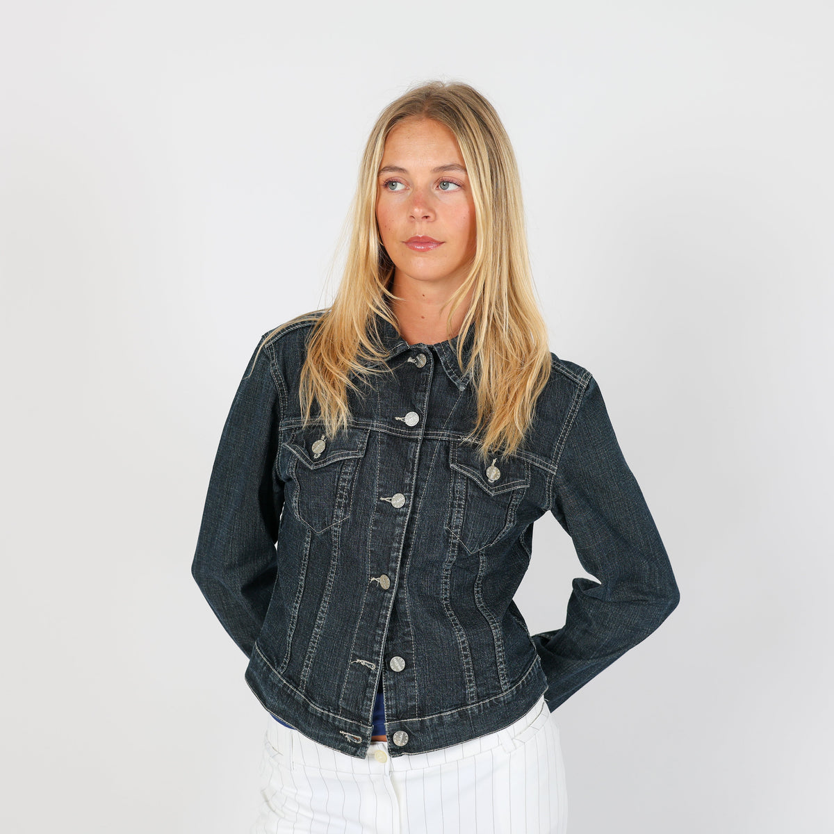 Blue Y2K Take.Two Denim Jacket (S)