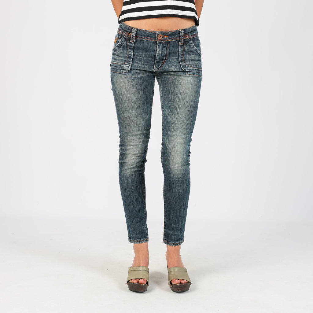 Blue Y2K Yes!Miss Skinny Jeans (S)