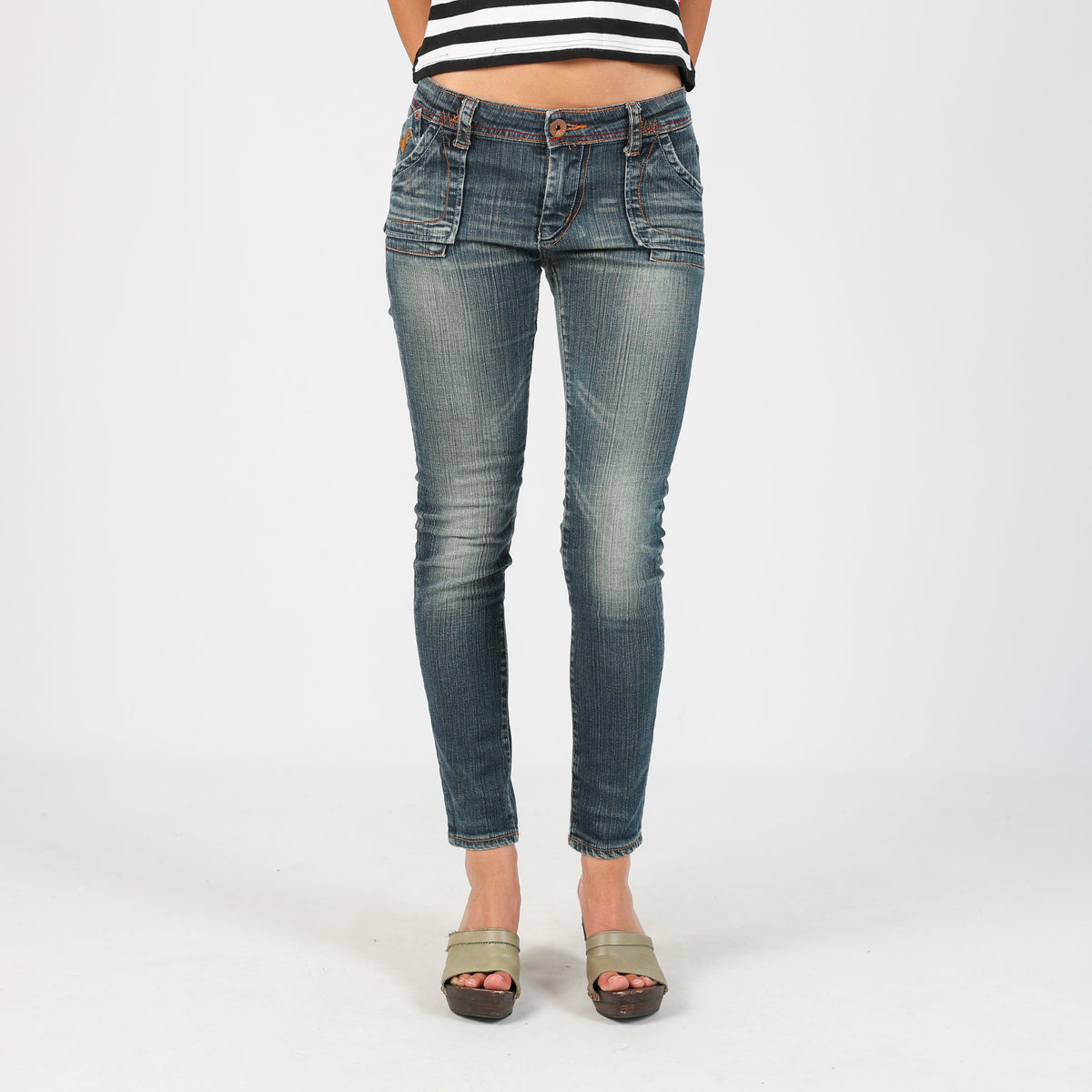Blue Y2K Yes!Miss Skinny Jeans (S)