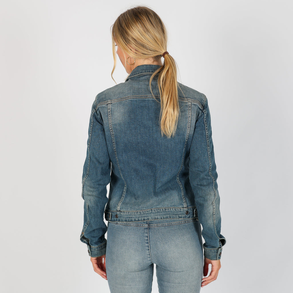 Blue Y2K Fornarina Jeans Denim Jacket (S)