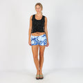 Blue Y2K Woven Shorts (S)