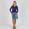 Blue Y2K Max&Co. Denim Mini Skirt (L)
