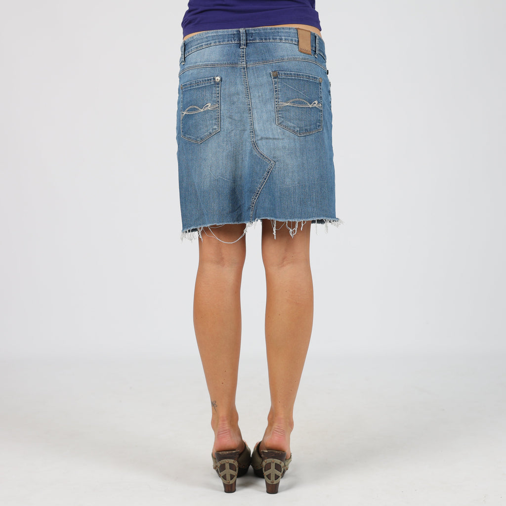 Blue Y2K Max&Co. Denim Mini Skirt (L)