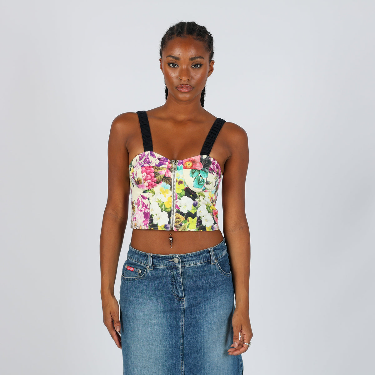 Multicoloured 90s Liu Jo Cami (S)