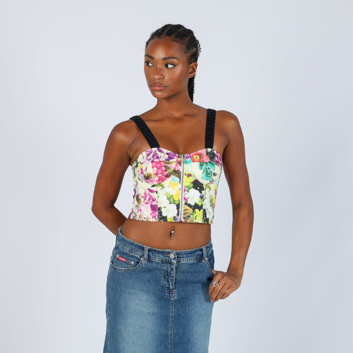 Multicoloured 90s Liu Jo Cami (S)