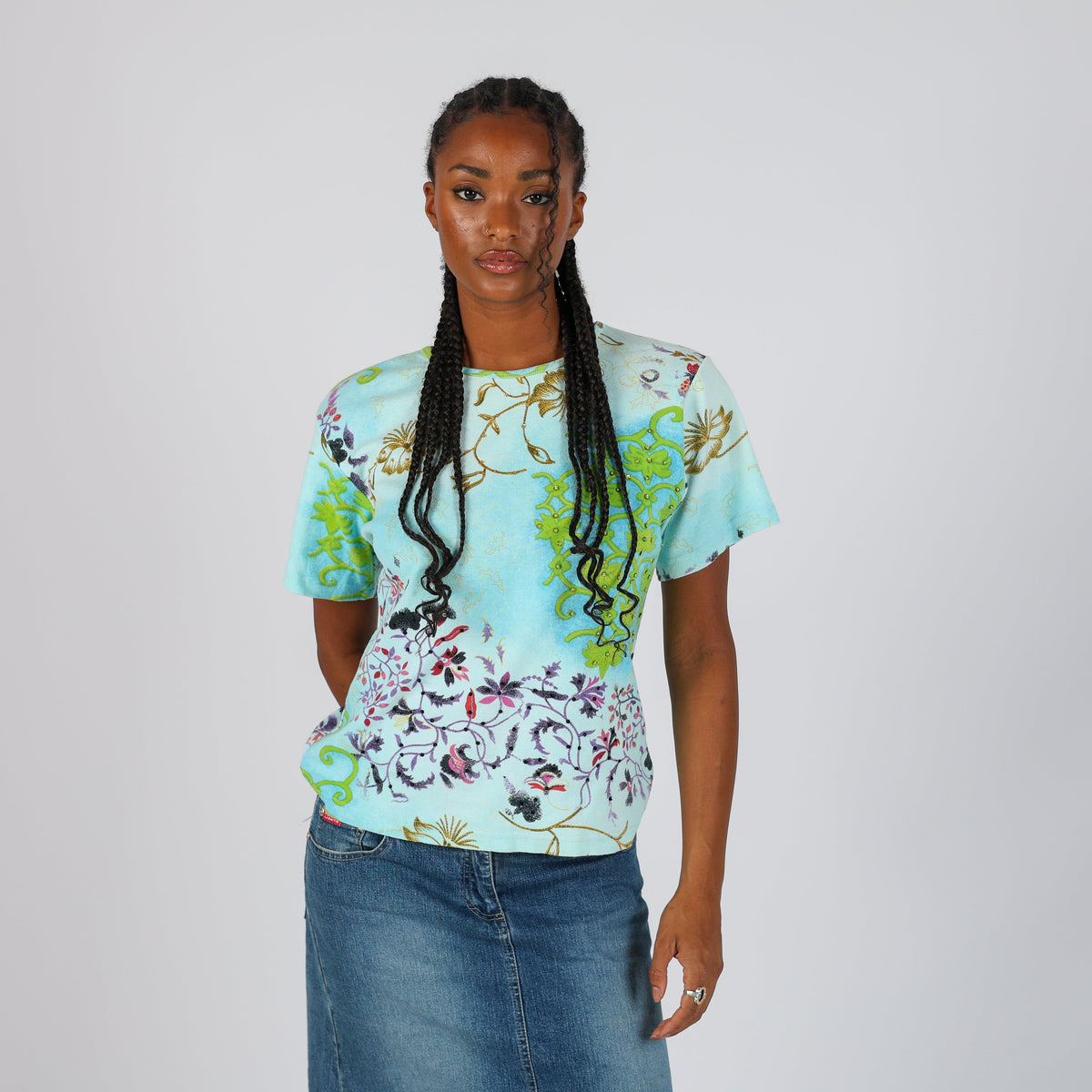 Light Green Y2K Antonia Rivera T-shirt (XL)