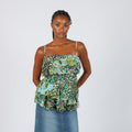Dark Green Y2K SNOB Cami (M)