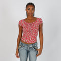 Burgundy Red Y2K Cami (S)