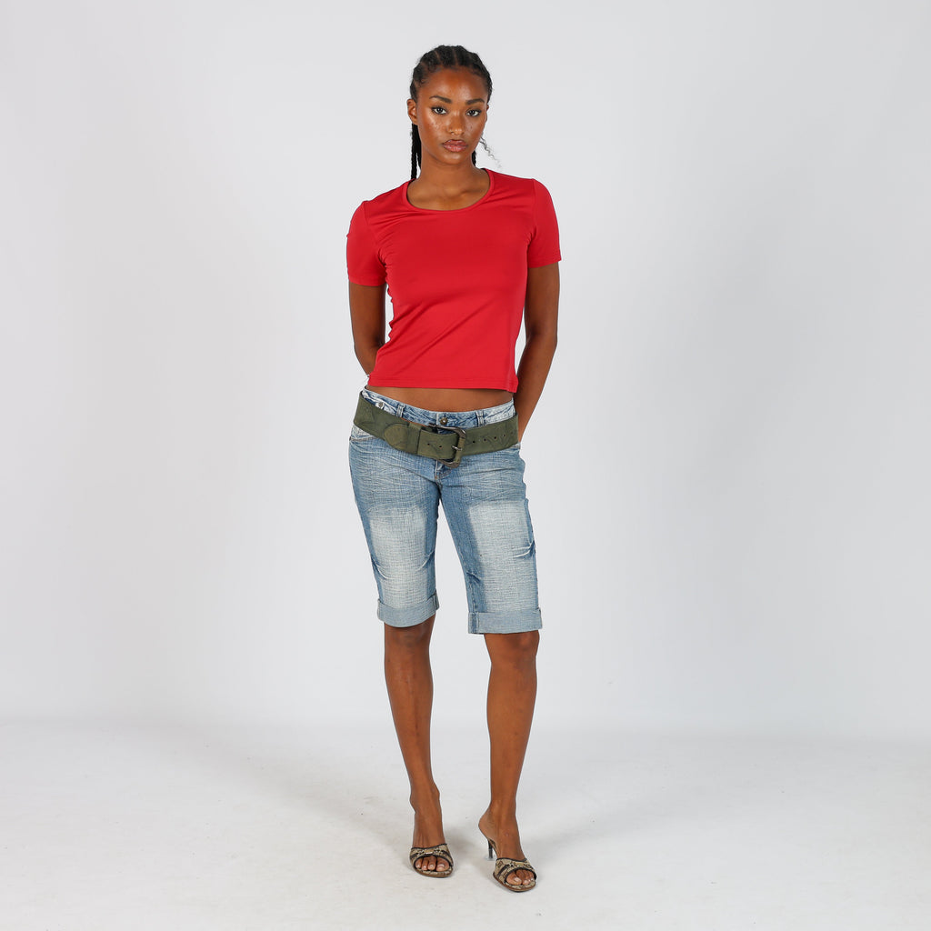 Light Blue 90s JeanStar Denim Shorts (S)