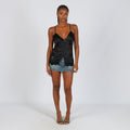 Blue 90s TT Studios Denim Mini Skirt (S)