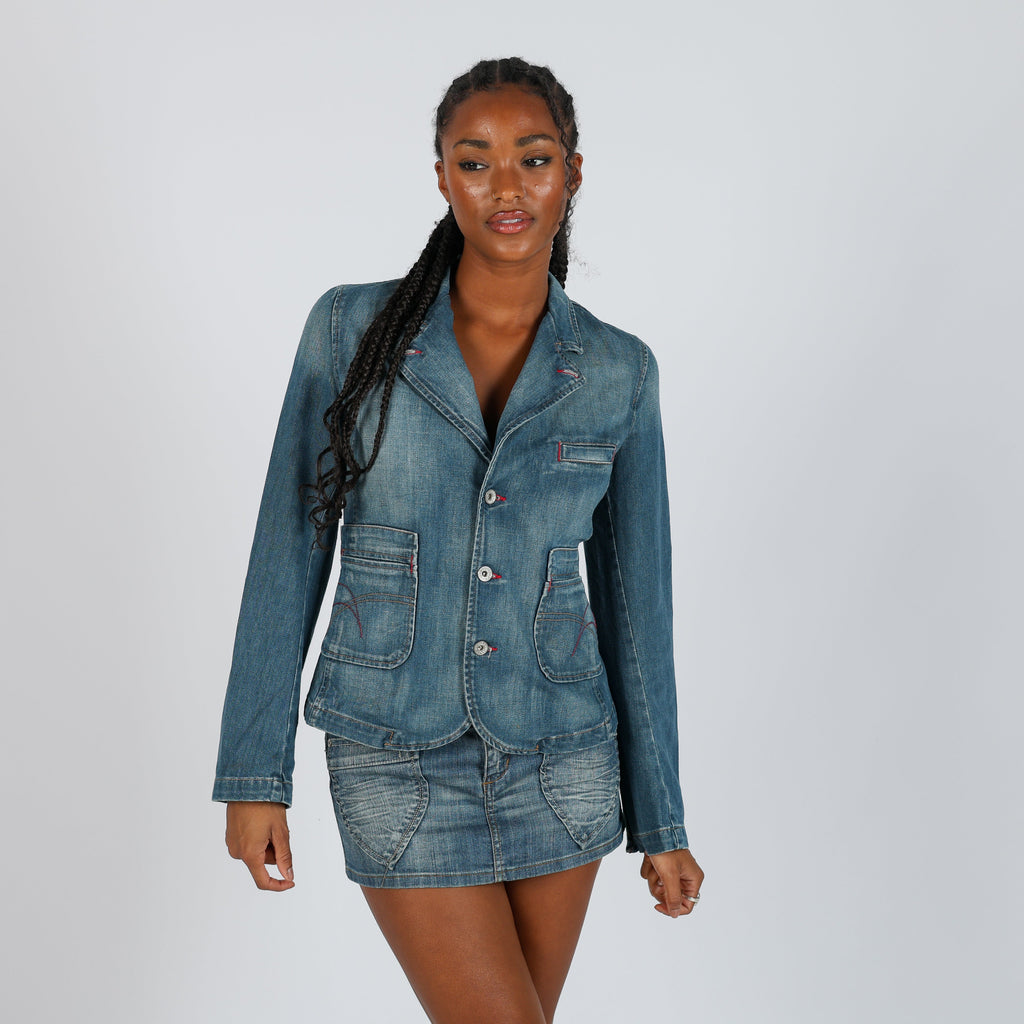 Blue 90s PHARD Denim Jacket (M)