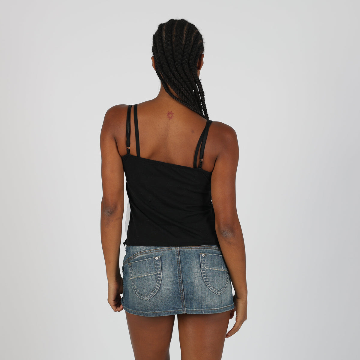 Black Y2K Reds Cami (M)